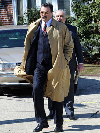 Blue Bloods Frank Reagan Beige Cotton Coat