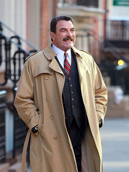 Blue Bloods Frank Reagan Beige Cotton Coat