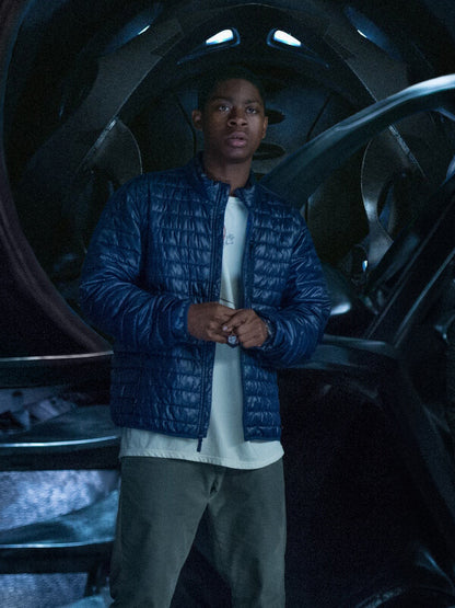 Blue Ranger Power Rangers RJ Cyler Blue Jacket