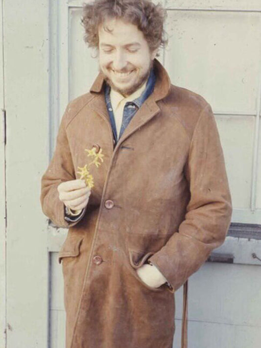 Bob Dylan Brown Suede Coat