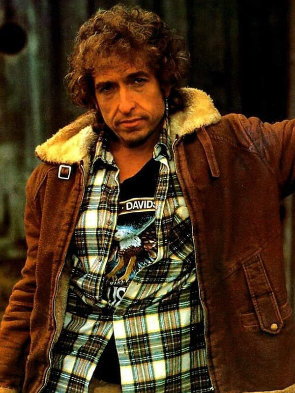 Bob Dylan Hearts of Fire 1987 Suede Shearling Jacket