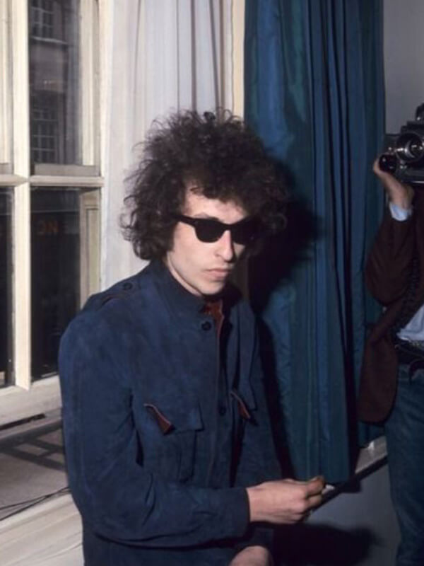 Bob Dylan London 1966 Blue Suede Jacket