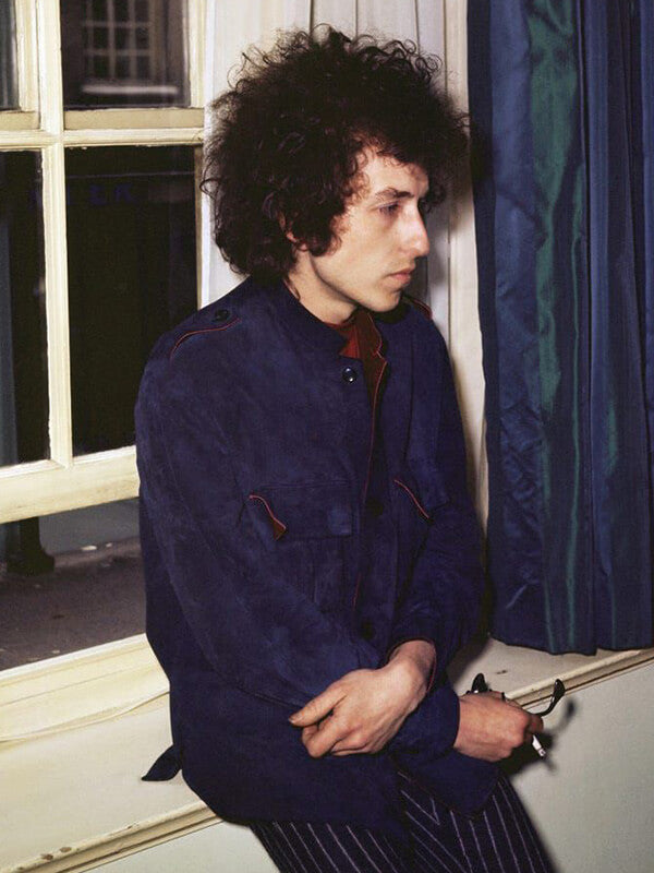 Bob Dylan London 1966 Blue Suede Jacket