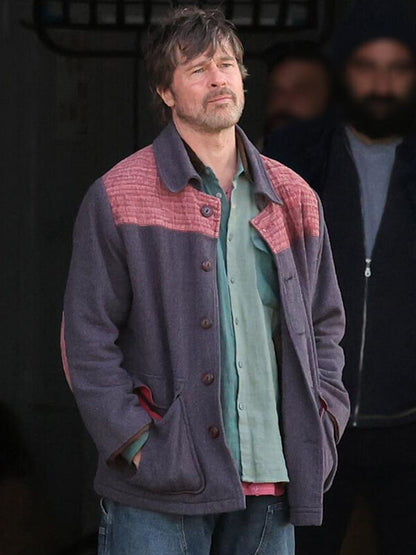 Brad Pitt The Riders 2027 Wool Jacket