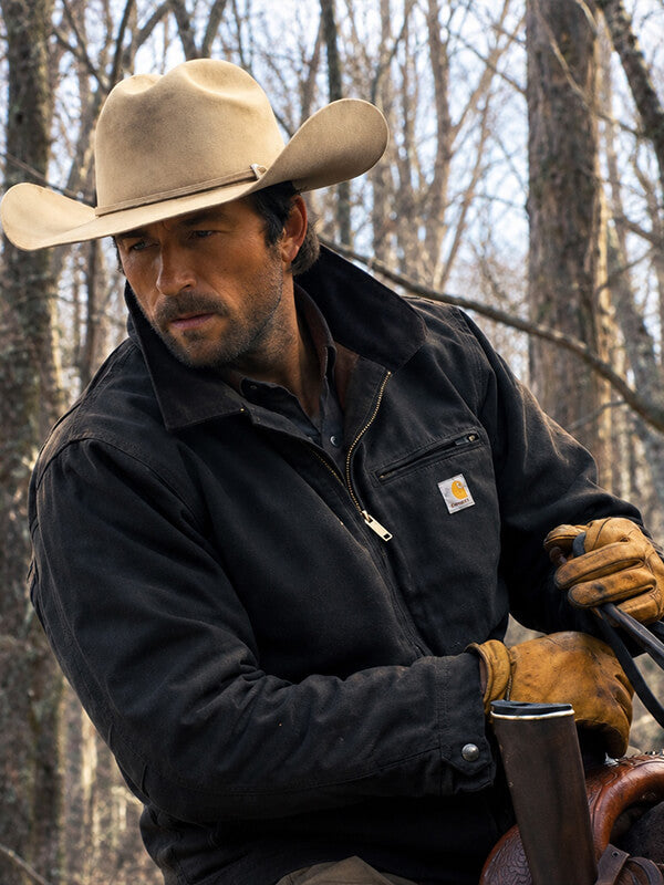 Brandon Sklenar The Rescue 2027 Black Cotton Jacket