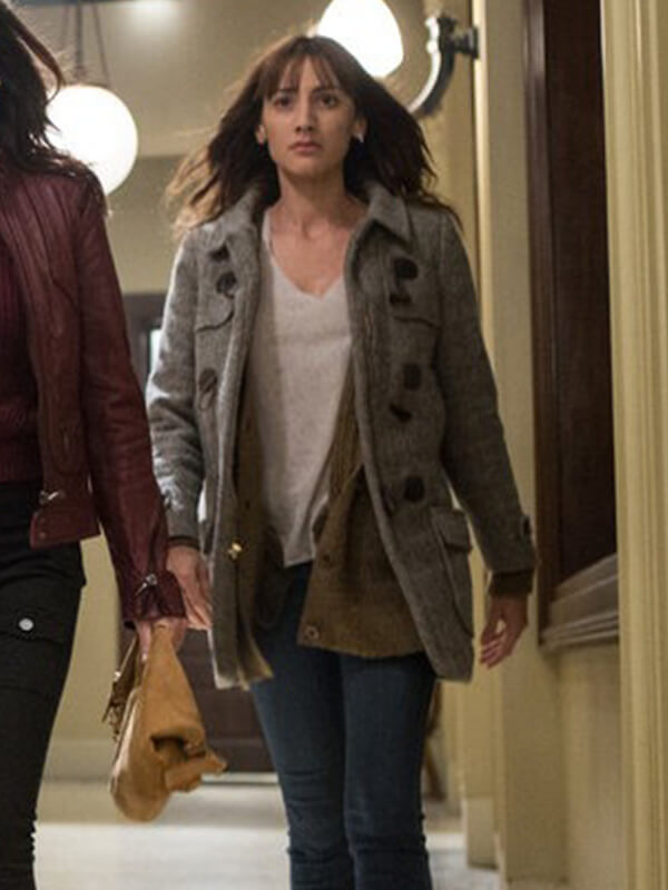 Bree Turner Grimm S04 Grey Wool Duffle Coat