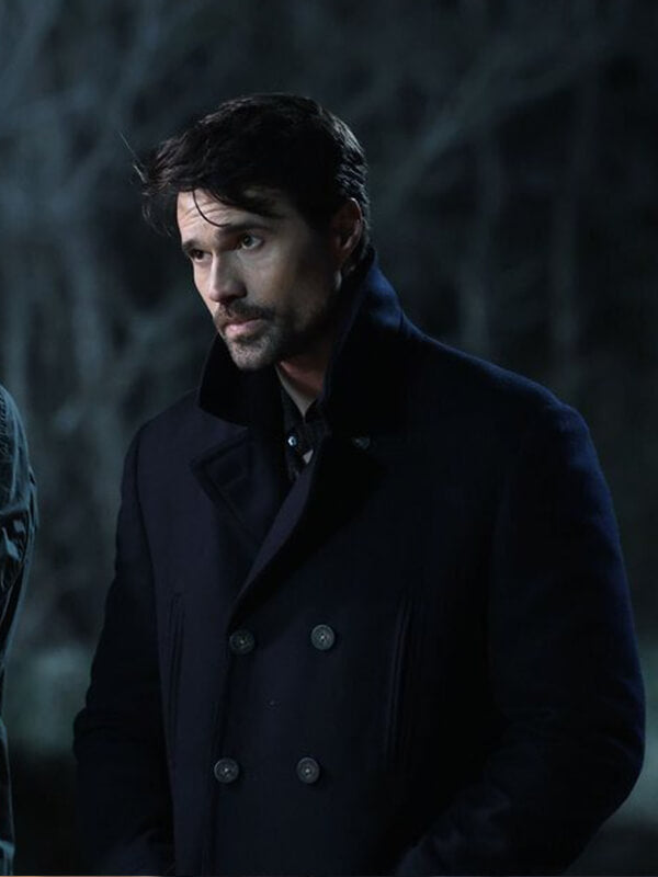 Brett Dalton Found S01 Mark Trent Wool Coat