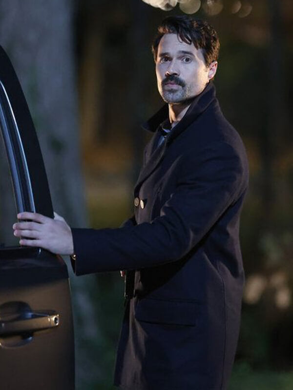 Brett Dalton Found S01 Mark Trent Wool Coat