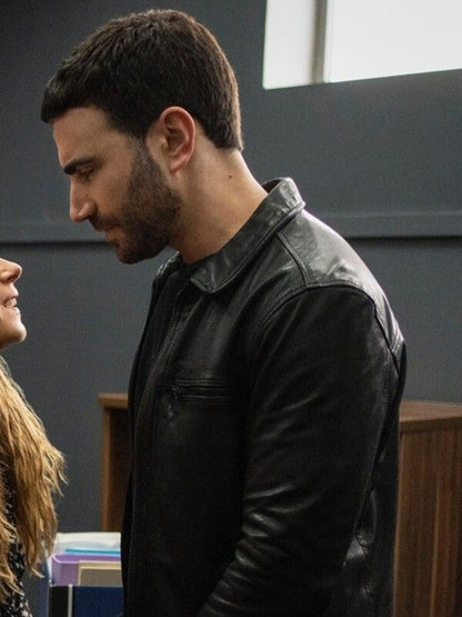 Brett Goldstein Ted Lasso S02 Black Leather Jacket