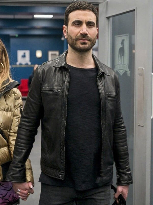 Brett Goldstein Ted Lasso S02 Black Leather Jacket