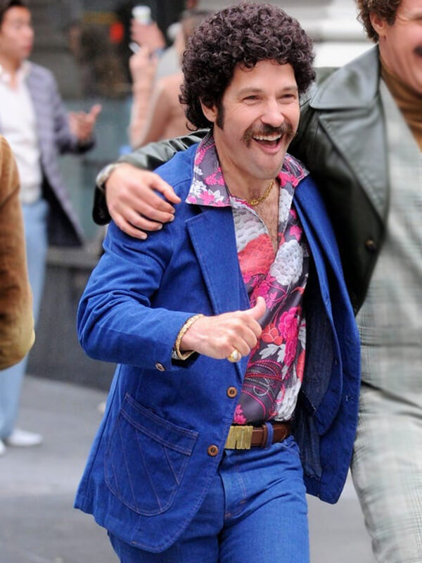 Brian Fantana Anchorman 2 Blue Denim Jacket