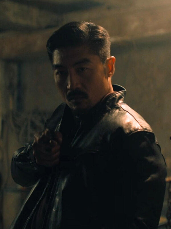 Brian Tee Reacher Quinn Black Leather Jacket