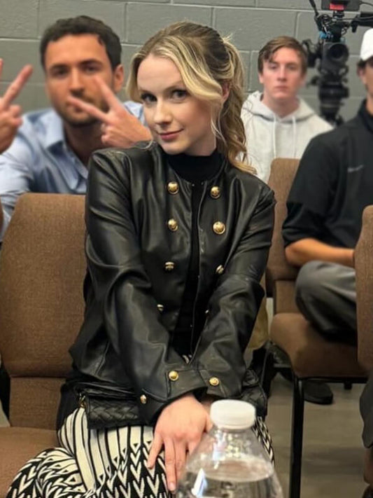 Bride for the Quarterback Christine Oswald Black Jacket