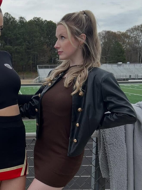 Bride for the Quarterback Christine Oswald Black Jacket