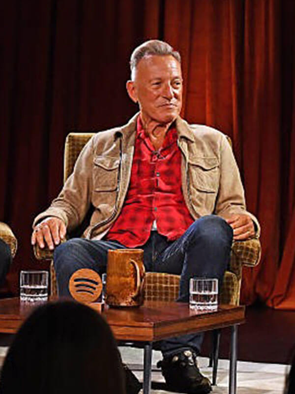 Bruce Springsteen Vintage Brown Leather Jacket