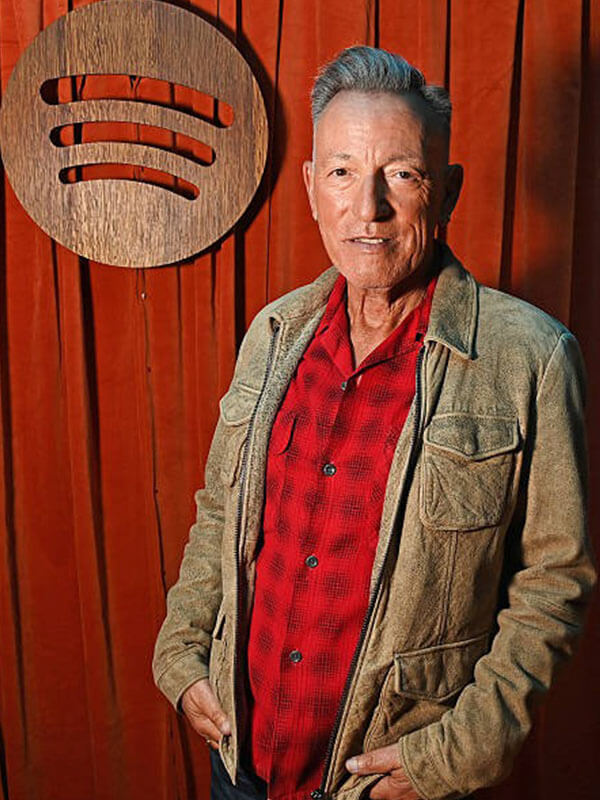 Bruce Springsteen Vintage Brown Leather Jacket