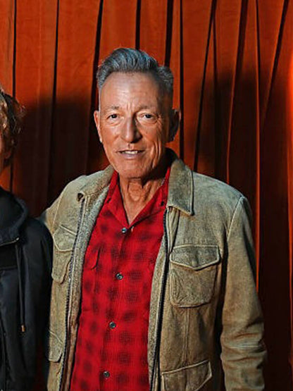Bruce Springsteen Vintage Brown Leather Jacket