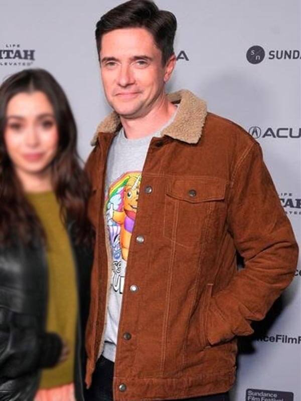 Buddy 2026 Topher Grace Shearling Corduroy Jacket