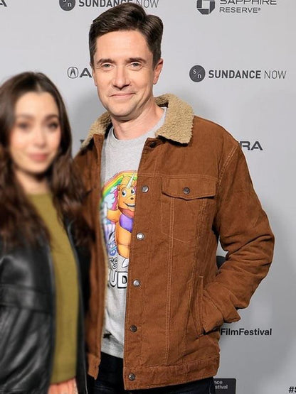 Buddy 2026 Topher Grace Shearling Corduroy Jacket