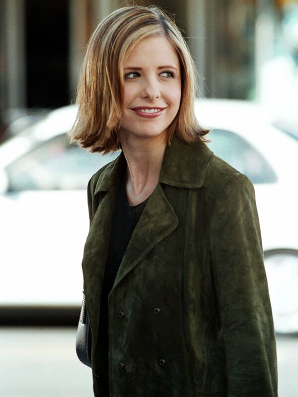 Buffy The Vampire Slayer Sarah Michelle Gellar Suede Coat