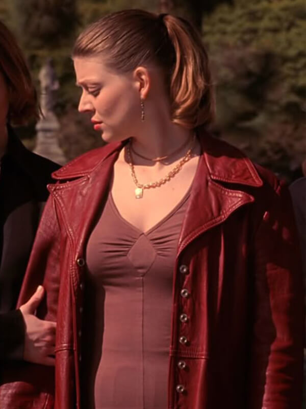 Buffy The Vampire Slayer Willow Rosenberg Red Leather Jacket