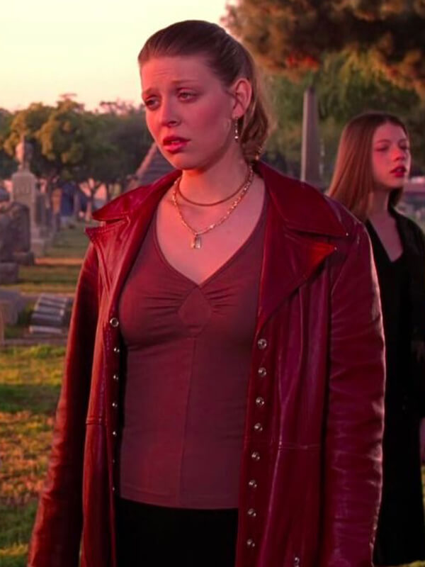 Buffy The Vampire Slayer Willow Rosenberg Red Leather Jacket