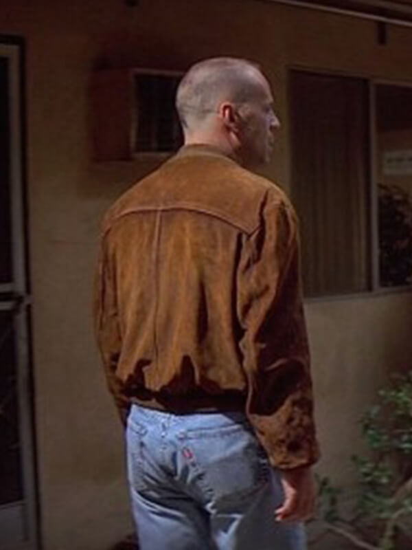 Butch Coolidge Pulp Fiction Brown Suede Jacket