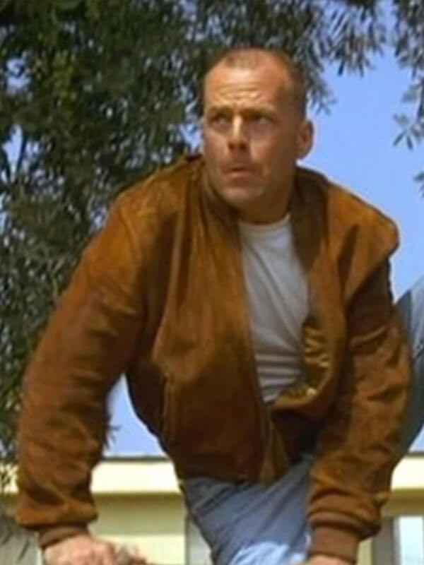 Butch Coolidge Pulp Fiction Brown Suede Jacket