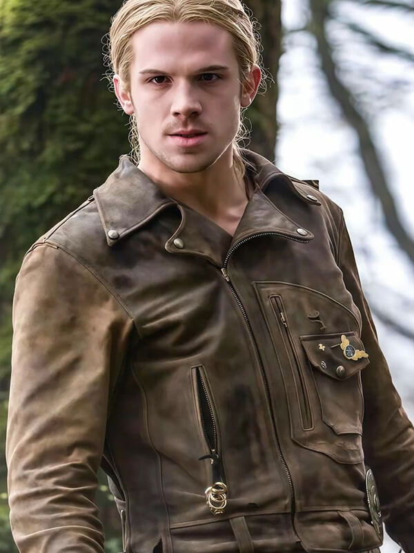 Cam Gigandet Twilight James Distressed Leather Jacket