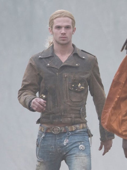 Cam Gigandet Twilight James Distressed Leather Jacket