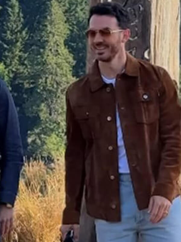 Camp Rock 3 Kevin Jonas Brown Suede Jacket