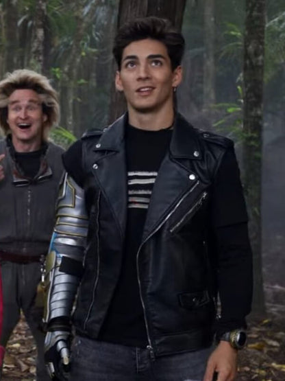 Chance Perez Power Rangers Dino Fury Leather Vest