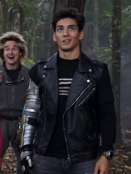 Chance Perez Power Rangers Dino Fury Leather Vest