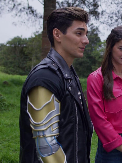 Chance Perez Power Rangers Dino Fury Leather Vest