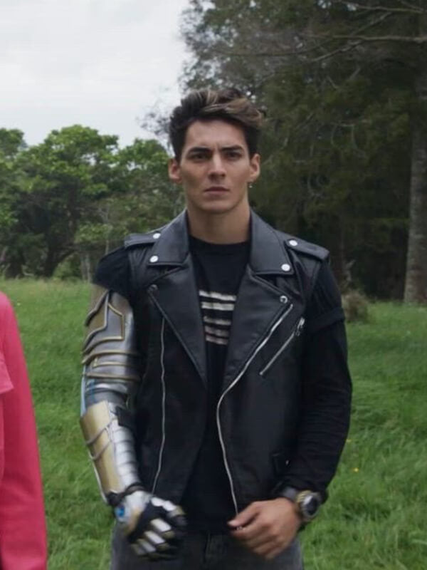 Chance Perez Power Rangers Dino Fury Leather Vest