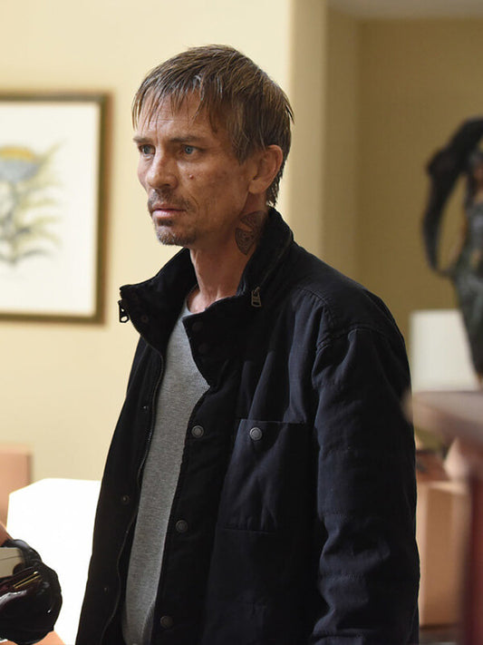 Charles Baker 9-1-1 S01 Black Cotton Jacket
