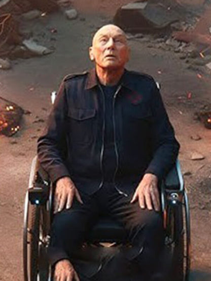 Charles Xavier Avengers: Doomsday 2026 Black Wool Jacket