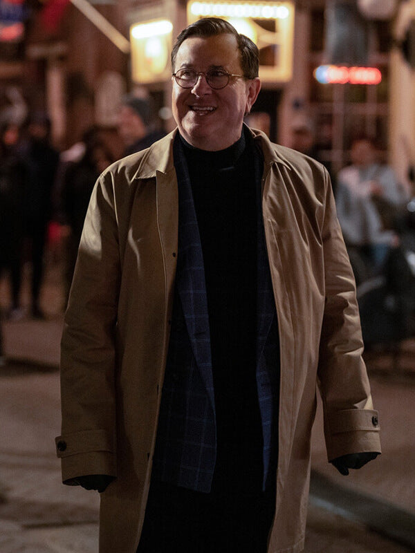 Charlie Hiscock Ted Lasso S03 Brown Cotton Coat
