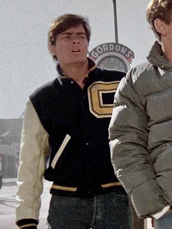 Charlie Sheen Red Dawn 1984 Matt Eckert Varsity Jacket