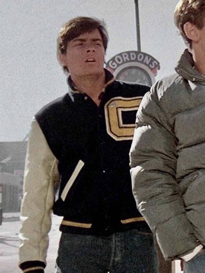 Charlie Sheen Red Dawn 1984 Matt Eckert Varsity Jacket