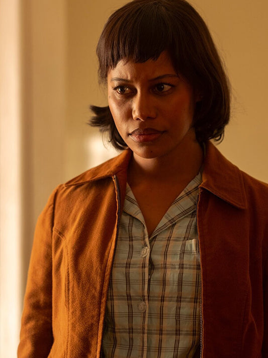  Charollte Hanlon IT: Welcome to Derry S01 Suede Jacket