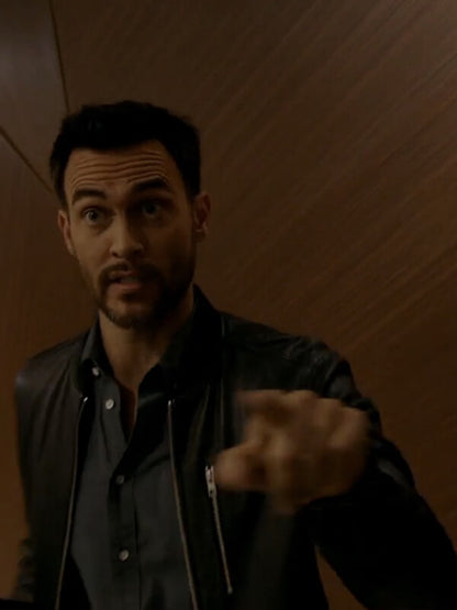 Cheyenne Jackson American Horror Story Leather Jacket