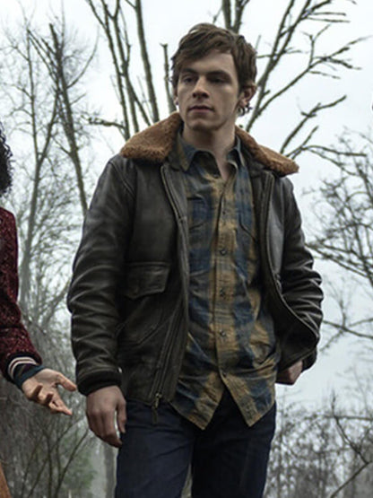 Chilling Adventures of Sabrina Harvey Kinkle Leather Jacket