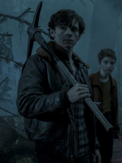 Chilling Adventures of Sabrina Harvey Kinkle Leather Jacket