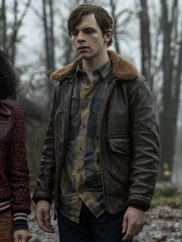 Chilling Adventures of Sabrina Harvey Kinkle Leather Jacket