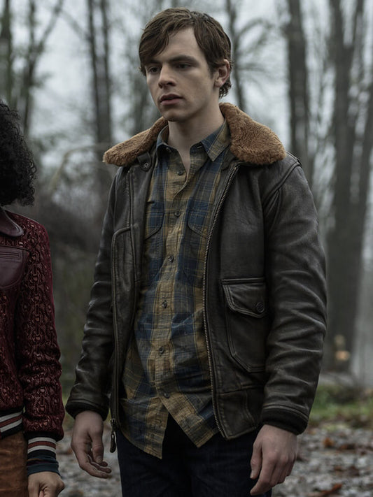 Chilling Adventures of Sabrina Harvey Kinkle Leather Jacket