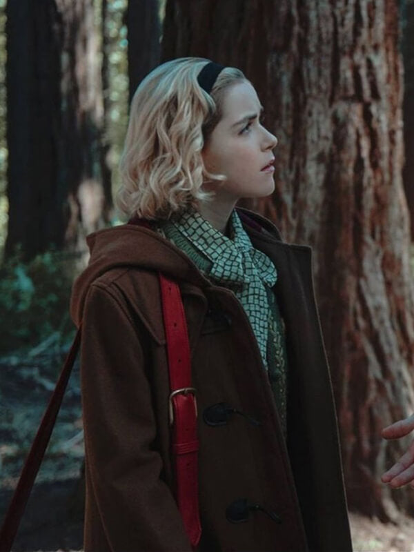 Chilling Adventures of Sabrina Kiernan Shipka Wool Duffle Coat