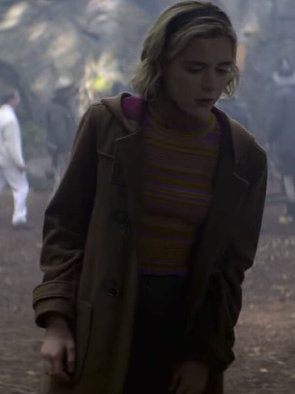 Chilling Adventures of Sabrina Kiernan Shipka Wool Duffle Coat