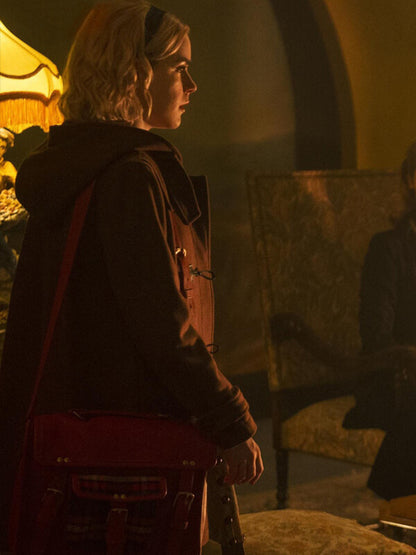 Chilling Adventures of Sabrina Kiernan Shipka Wool Duffle Coat