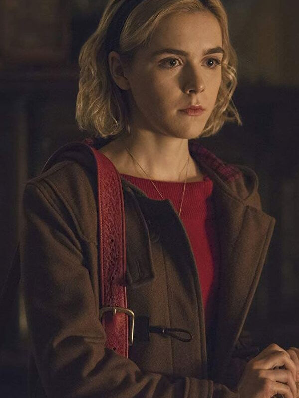 Chilling Adventures of Sabrina Kiernan Shipka Wool Duffle Coat